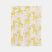 Mooie Baby Giraffe Fleece Deken (Voorkant)