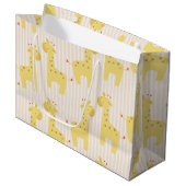 Mooie Baby Giraffe Large Cadeautasje (Voorkant Gekanteld)