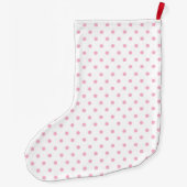 Mooie baby Girl Pink Elephant Grote Kerstsok (Achterkant)