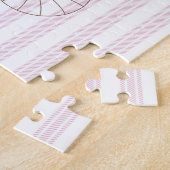 Mooie baby Girl Pink Elephant Legpuzzel (Zijkant)