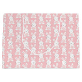 Mooie baby Girl Pink Rabbit Dit is een mooie schat Groot Cadeauzakje (Voorkant)