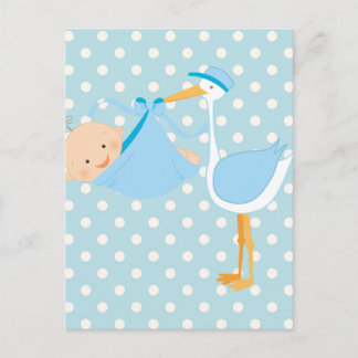 Mooie Baby Het is een jongensooievaar Aankondigingskaart