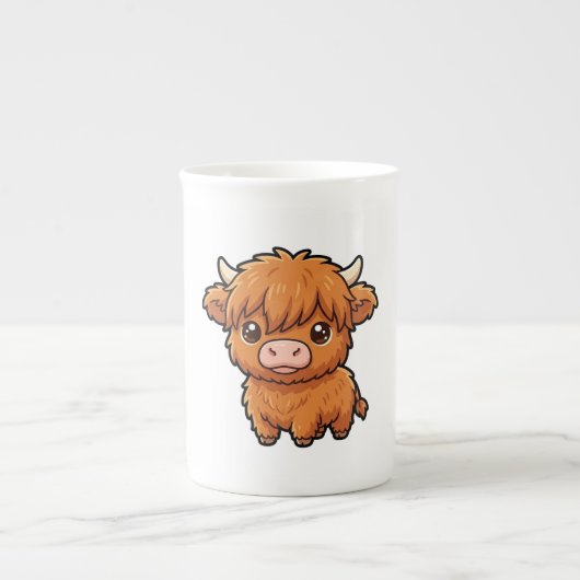 Mooie Baby Highland Koe Speciale Mok (Voorkant)