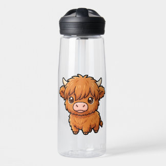 Mooie Baby Highland Koeien Waterfles