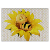 Mooie Baby honingbijengeelbloem Snijplank (Voorkant)