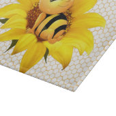 Mooie Baby honingbijengeelbloem Snijplank (Hoek)