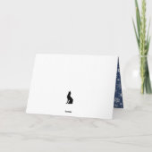 Mooie baby kerst dieren 3D papegaai groet Kaart (Achterkant)