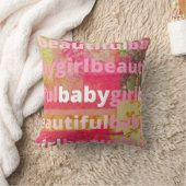 Mooie baby meisje Collectie Kussen (Deken)