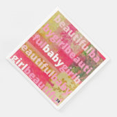 Mooie baby meisje Collectie Servet (Hoek)