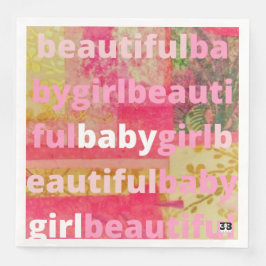 Mooie baby meisje Collectie Servet