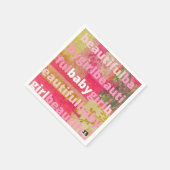 Mooie baby meisje Collectie Servet (Hoek)