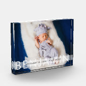 Mooie Baby met naam Fotoblokken (Links)