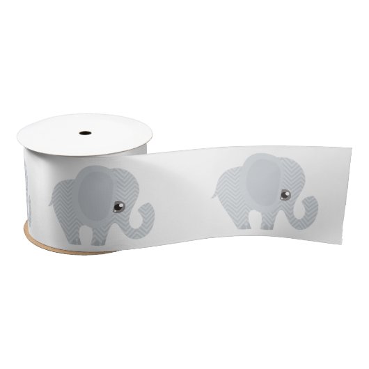 Mooie Baby Neutrale olifant Satijnen Lint (Spoel)