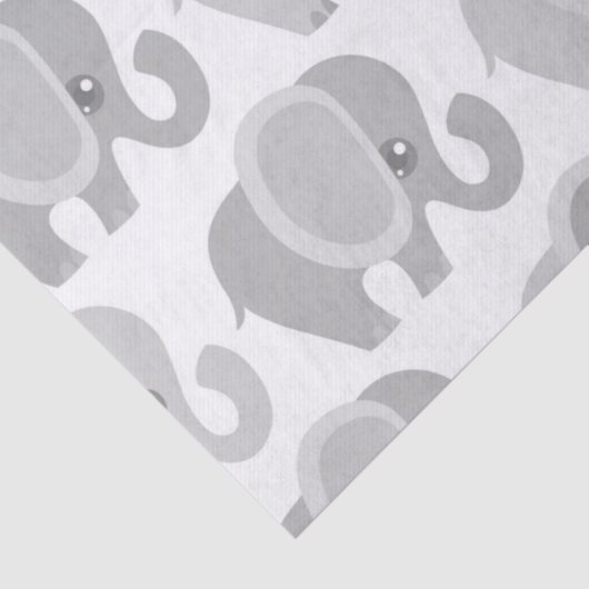 Mooie Baby Neutrale olifant Tissuepapier (Detail)
