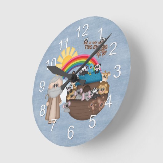 Mooie Baby Noah's Ark Ronde Klok (Hoek)