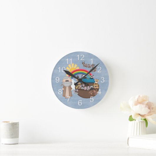 Mooie Baby Noah's Ark Ronde Klok (Huis)
