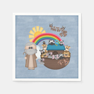 Mooie Baby Noah's Ark Servetten