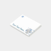 Mooie baby olifant jongen  post-it® notes (Schuin)