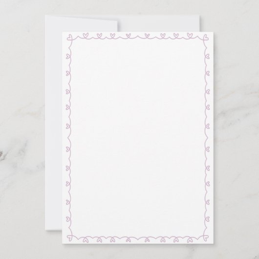 Mooie baby olifant meisje en ballon waterverf kaart (Achterkant)