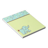 Mooie Baby Olifant Notitieblok Cadeau (Schuin)