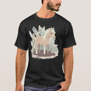 Mooie Baby Paard op Paard Kinderen en Paard Jonger T-shirt