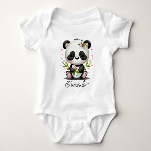 Mooie Baby Panda Romper (Voorkant)
