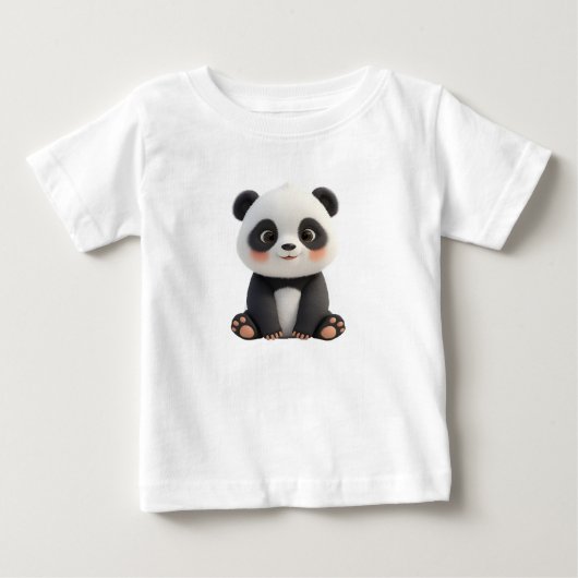 Mooie Baby Panda T-Shirt (Voorkant)