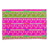 Mooie Baby roze Floral Edgy Design King-grootte Kussensloop (Voorkant-Rechts)