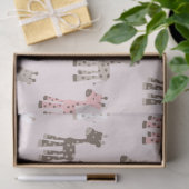 Mooie Baby Roze Giraffe Tissuepapier (Geschenk)