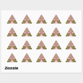 Mooie baby roze groene en witte Kaleidoscoop Sticker (Vel)
