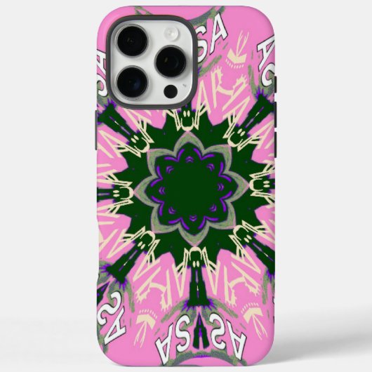 Mooie baby roze paarse schaduwmotief Case-Mate iPhone case (Achterkant)