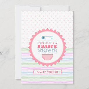 Mooie baby showers kaart