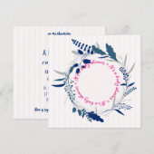 Mooie Baby showers uitnodigings Sjabloon (Voorkant / Achterkant)