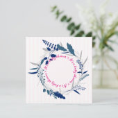 Mooie Baby showers uitnodigings Sjabloon (Staand voorkant)