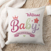 Mooie baby-typografie op maat kussen (Deken)