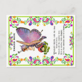 Mooie baby vlinder afbeeldingen briefkaart (Voorkant)