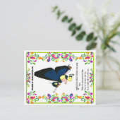 Mooie baby vlinder afbeeldingen briefkaart (Staand voorkant)