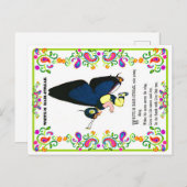 Mooie baby vlinder afbeeldingen briefkaart (Voorkant / Achterkant)