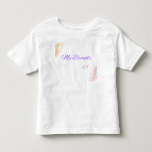 Mooie baby voetafdrukken & tekst peuter T-shirt