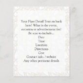 Mooie baby vos flyer (Achterkant)