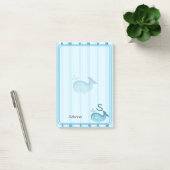Mooie Baby Walvis Blauwe Strepen Post-It Notities Post-it® Notes (Kantoor)