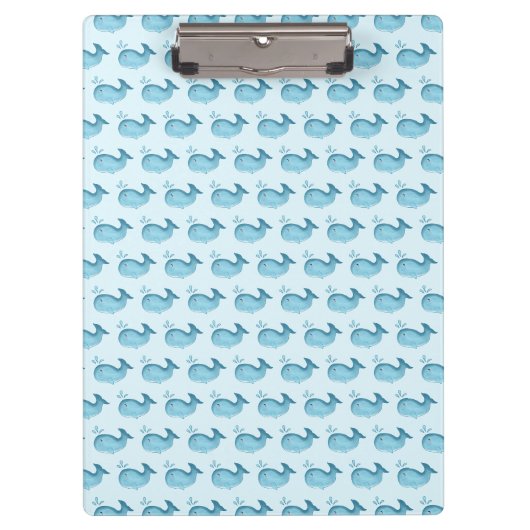 Mooie Baby Walvis Klembord (Voorkant)