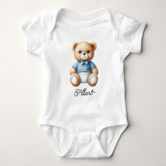 Mooie babybeer romper (Voorkant)