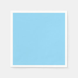 Mooie babyblauwe effen servetten