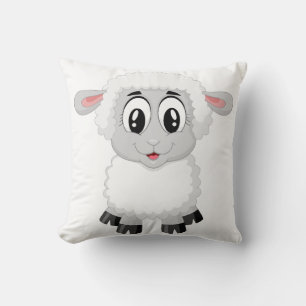 Mooie babyboerderijlam kussen