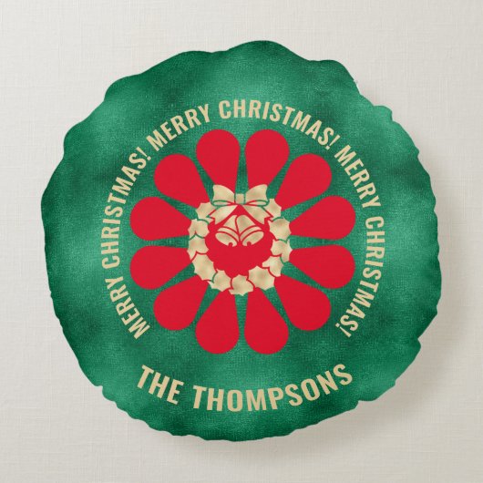 Mooie babyfamilie mijlpaal 12 foto collage krans rond kussen (Achterkant)