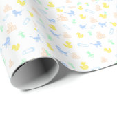 Mooie babyjongen inpakpapier (Rol Hoek)