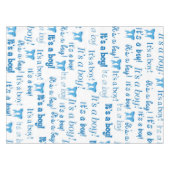 Mooie babyjongen met Baby, aangepast cadeau Tafelkleed (Voorkant (Horizontaal))