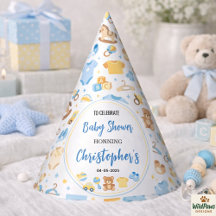 Mooie babykleren en speelgoed jongens babyfeestje