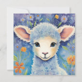 Mooie Babylammetje Kaart (Voorkant)